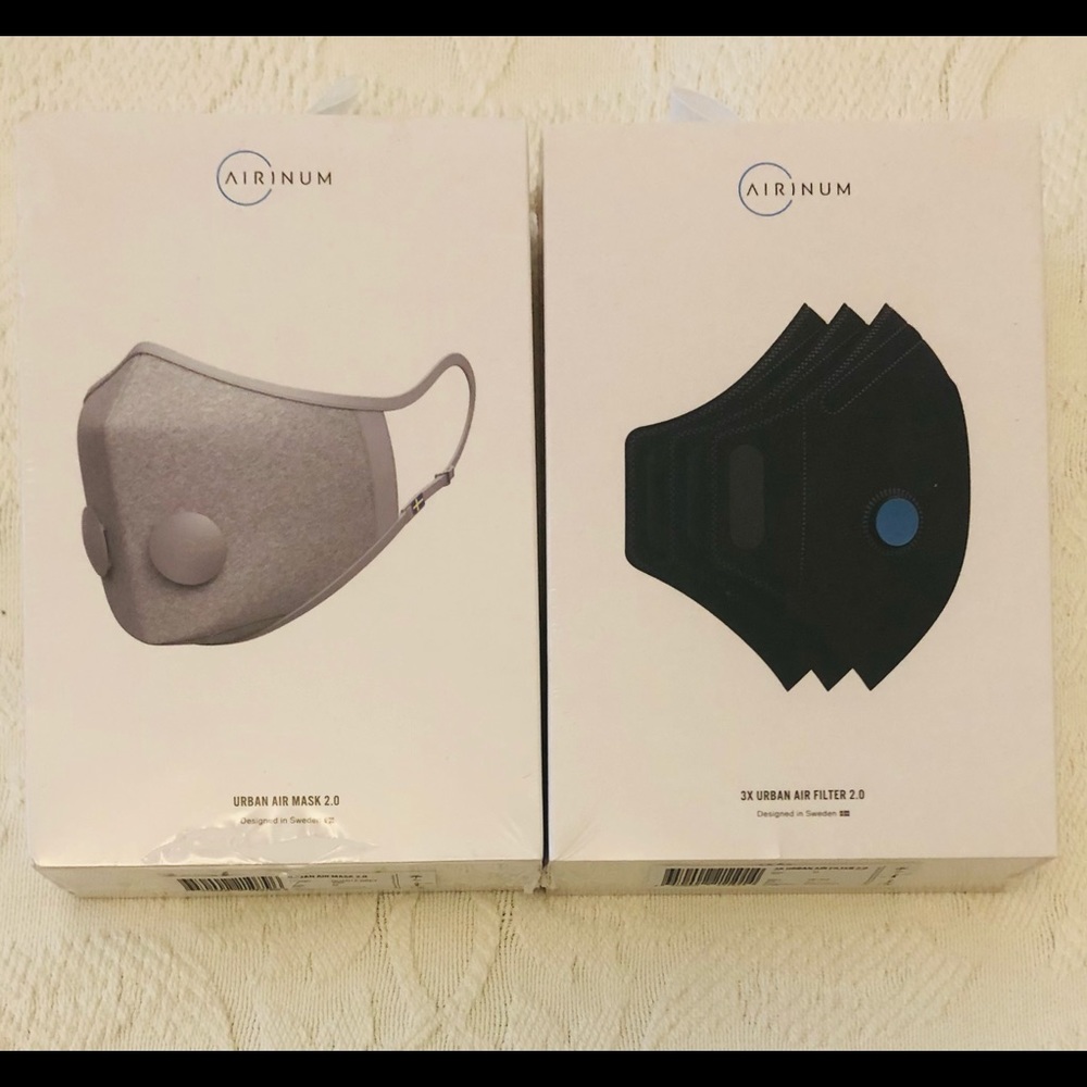 Airinum Mask Silver from Sweden